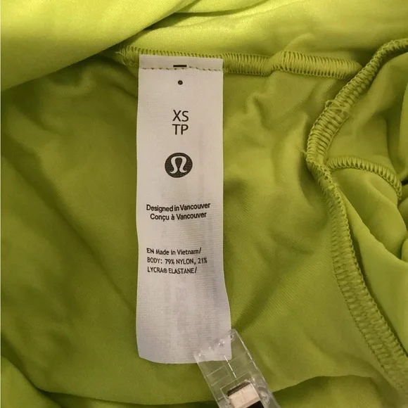 NWT Lululemon Athletica XS Wundermost Square-Neck Bodysuit - Picture 5 of 8